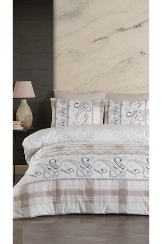 Jolly Home 4 Mevsim Çift Kişilik Kapitoneli Nevresim Takımı-melin