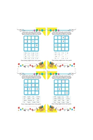 Çocuklar İçin Zeka Geliştiren & Dikkat Güçlendiren Futoshiki Kolay Seviye - Yeni Nesil Japon Sudoku 7/99 Yaş