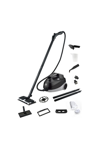 Pirantech CB-107C Çok Fonksiyonlu Buharlı Temizlik Makinası + Pirantech EK200 Torbasız Kablolu Dikey Süpürge