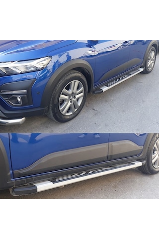 Dacia Sandero 2021 2022 2023 2024 Uyumlu Kapı Koruma Premium Dodik Seti Siyah 4 Parça Glz01030362