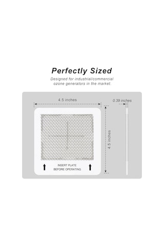 Geeroyoo 2 Adet Değiştirilebilir Seramik Ozon Levhası - 4.5x4.5 İnç Boyutunda