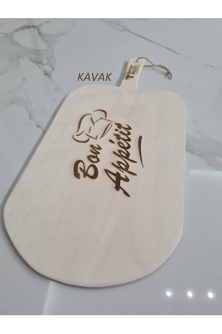 Mermer Mutfak Ahşap Fırın Küreği Pizza Küreği 19X40Cm Kavak