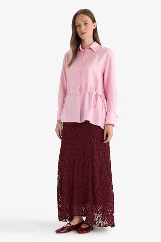 Defacto A Kesim Dantel Maxi Etek F5244ax25aubr115 Bordo