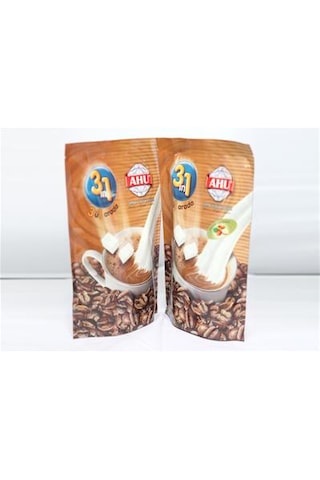 3 İn 1 Sade Kahve Ve Fındık Aromalı Kahve Seti 500 G