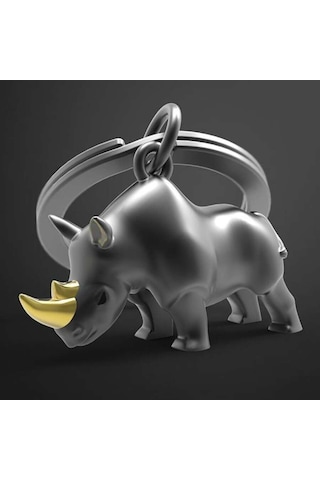 Metalmorphose Rhino Anahtarlık
