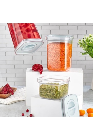 Finehome 3 Boy Kilitli Kapak Saklama Kabı Seti