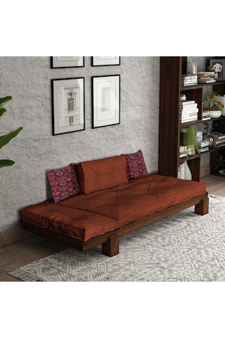 Woodesk Arin Masif Ceviz-kiremit Renk Sedir Cpt8381-200