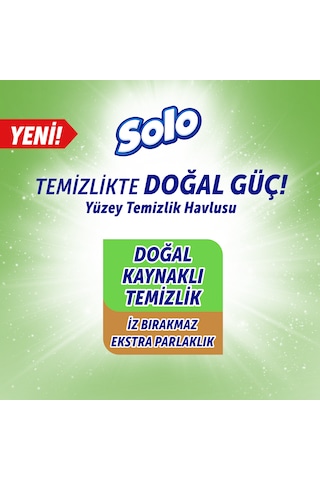 Solo Beyaz Sabun Ferahlığı Yüzey Temizlik Havlusu 6'lı