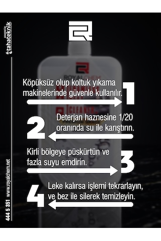 Royalchem Araç İçi Koltuk Ve Döşeme Temizleyici 1 L 1000 ML