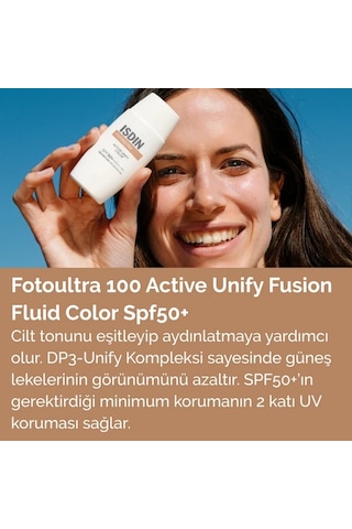Isdin Fotoultra 100 Active Unify Fusion Fluid Color Spf50+ 50 ML