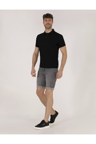 Pierre Cardin Erkek Gri Şort Jean 50267804-vr024 Gri