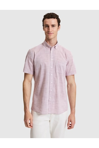 Pierre Cardin Erkek Bordo Gömlek Kısa Kollu 50325364-vr014