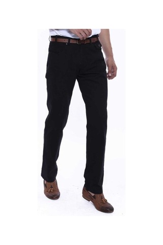 Cepli Süet Siyah Erkek Pantolon - Wessi Siyah