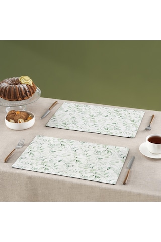 Karaca Home Petra Patterned Amerikan Servisi 2'li Set Yeşil