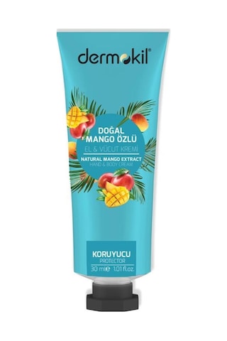 Dermokil Avokado + Kenevir Tohumu + Kiraz + Mango + Zeytinyağlı Yağlı El Ve Vücut Kremi 5 x 30 ML