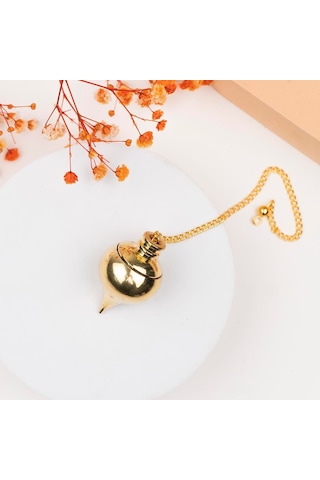 Pirinç Gold Pandül Sarkaç No:7 Renkli