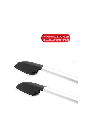 Carub Yan Tavan Çıtası Metal Silver 176 Cm 2 Li Br0761032