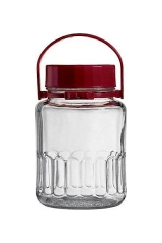 Paşabahçe 80005 Kırmızı Kapaklı Kavanoz 3 Litre