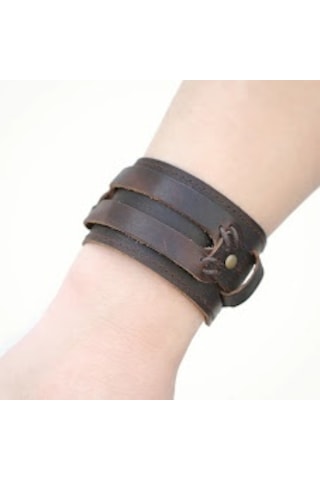 Gogoey Dbg97977 Erkek Deri Bileklik Çok Renkli