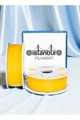 İstanbul Filament 3d Baskı Pla Filament Sarı Renk 1 Kg Ø 1,75mm 0,05 Mm Bambu Lab Uyumlu 1.75mm