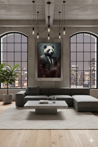 Ceo Panda Ofis Şıklığı Tasarım Cam Tablo