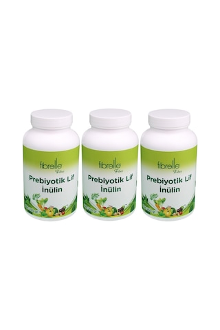Fibrelle İnülin Prebiyotik Lif 250g Plastik Ambalaj 3 Adet