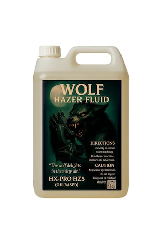 Wolf Hx-pro Hz5 Yağ Bazlı Profesyonel Hazer Sıvısı