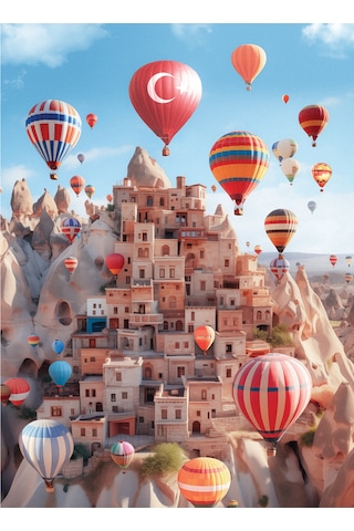 Anatolian 1000 Parçalık Puzzle - Kapadokya 1167