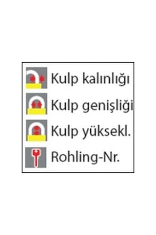 3'lü Asma Kilit Set