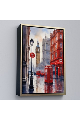 Çerçeveli İngiltere Londra Şehir Manzarası-7841