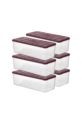 Selka Home Nora Saklama Kabı 2 L 6'lı Set