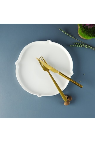 Aryıldız Lunar Yuvarlak Servis Tabağı 23 Cm Çok Renkli