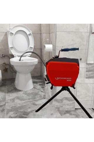 Rothenberger Kanal Açma Serileri Için 3 Ayak Tezgahı Siyah Renk