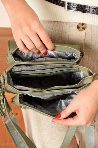 Just Polo Premium Askılı Çantası Çapraz Askılı Günlük Çanta Şık El Ve Askılı Çantası Haki