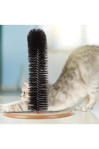 Kedi Masaj Yayı Ve Tımar Fırçası Kendi Kendini Kaşıma&tarama Oyuncağı Dökmeyi Azaltır