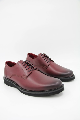 Komcero 9y6691-7416 Erkek Klasik Ayakkabı - Bordo-bordo