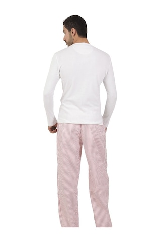 The Don Thedon Beyaz Renk Ribana Erkek Pijama Takımı (105924654)