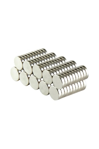 N35 12x2 Mm Neodyum Mıknatıs 250 Adet, Yuvarlak, Nikel Kaplamalı Kaliteli Ve Dayanıklı Ürün