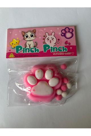 Twins Stars 1 Adet Kedi Patisi Squishy Oyuncağı Sukuşi 7,5x6,5cm