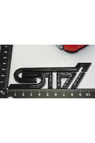 Dk Subaru Sti Siyah Metal 3m 3d Bagaj Yazı Logo Ürün