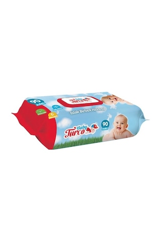 Baby Turco Islak Havlu Mendil Klasik 90 Yaprak 24 Paket Plastik Kapaklı