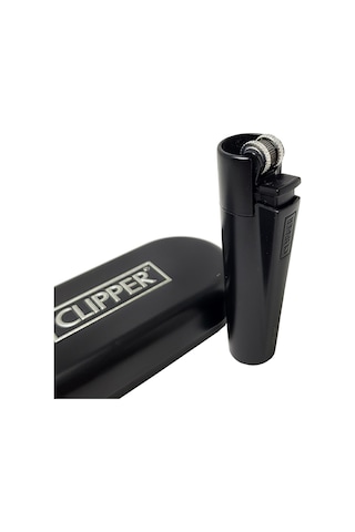 Clipper Metal Çakmak Siyah