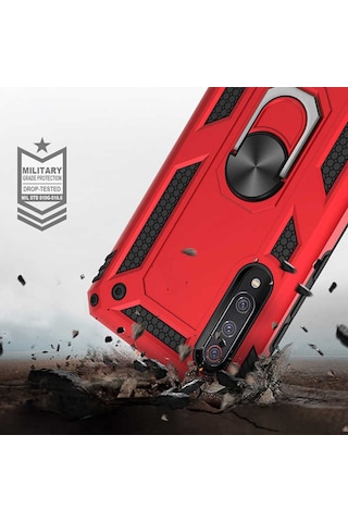 Xiaomi Mi 9 Yüzüklü Standli Vega Kilif Ekran Koruyucu 510330648