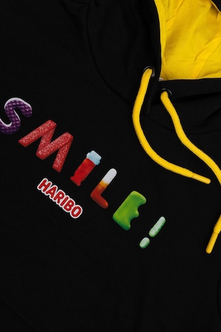 Haribo Siyah Kız Çocuk Kapüşonlu Baskılı Sweatshirt Hrbtxt315 Siyah