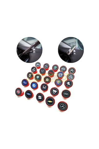 Kırmızı Mıknatıslı Metal Telefon Tutucu