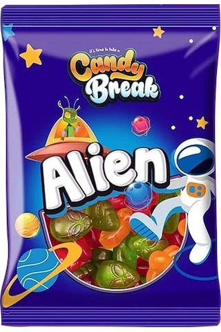 Candy Break Alien Yumuşak Şeker 113 G