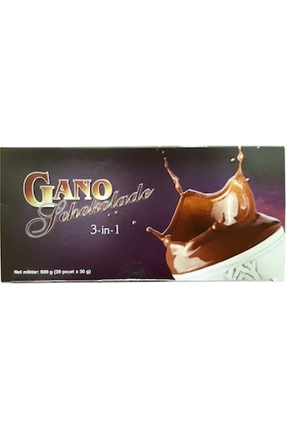 Gano Schokolade Kakaolu ve Ganoderma Mantarlı İçecek Tozu 600 G