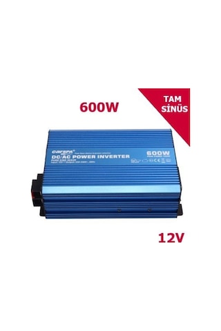 Carspa 12 V 600 W 220V Tam Sinüs İnverter Çevirici