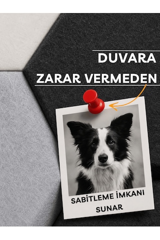 Beylini 12'li Akustik Panel Keçe 7mm Kendinden Yapışkanlı Duvar Kaplama Ses Isı Yalıtım Duvar Kaplama 23 Cm