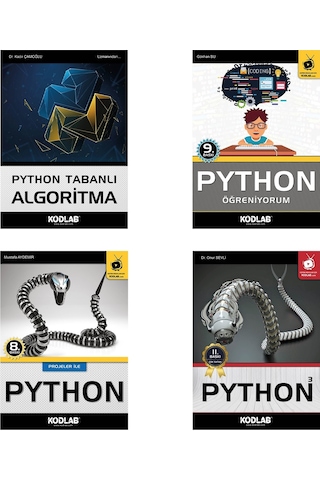 Kodlab Yayın Python Öğreniyorum Seti